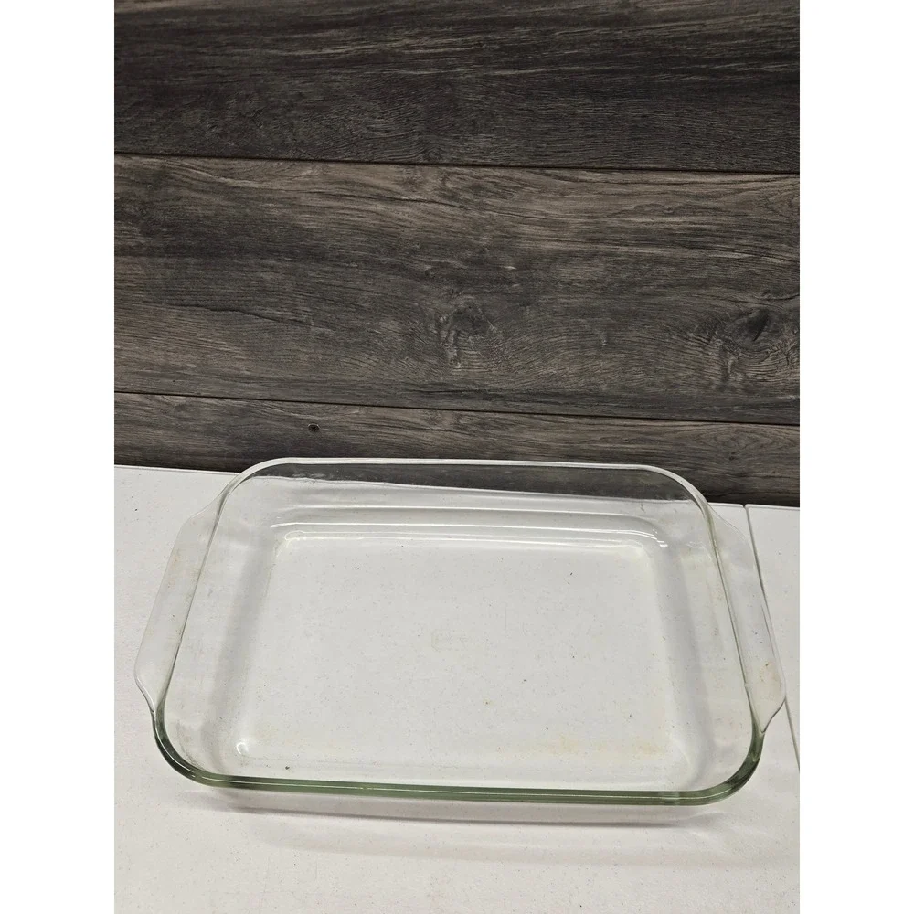 Pyrex 233 Clear Glass Rectangular‎ Baking Dish 3 Quart Casserole Pan Made in USA